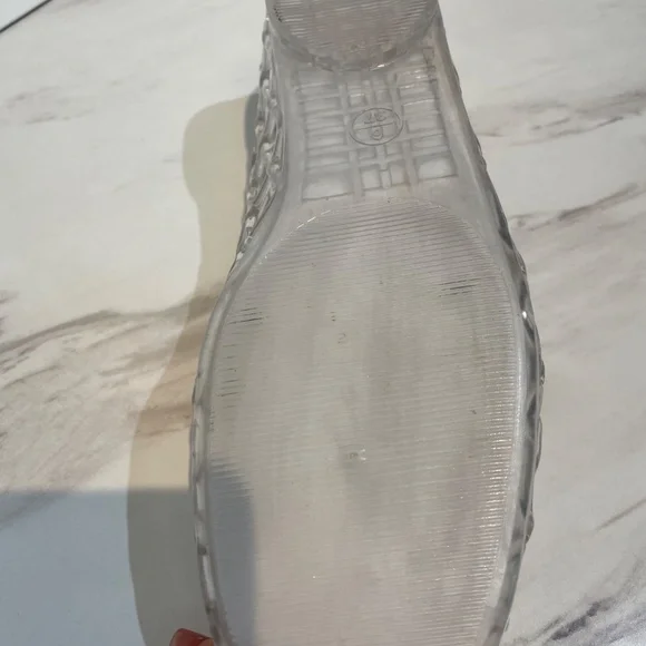 Women Clear Hollow Jelly Sandals Beach Ballerina Jelly Mesh Ballet Flats Ds109 - Picture 4 of 5